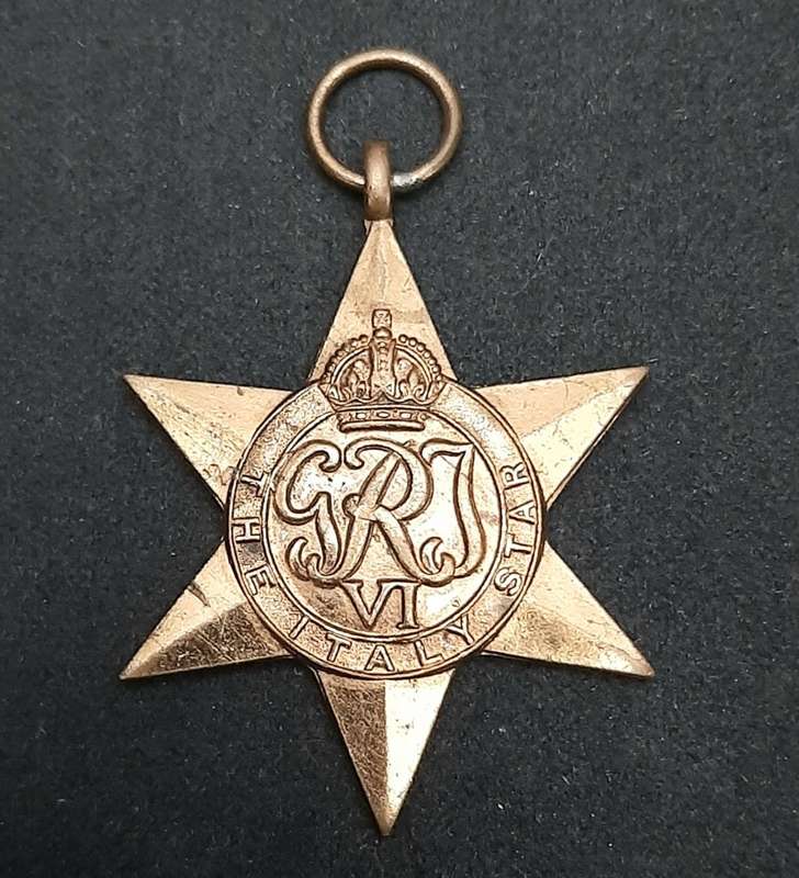 **WW2 UDF: Italy Star Campaign Medal  N/R .**