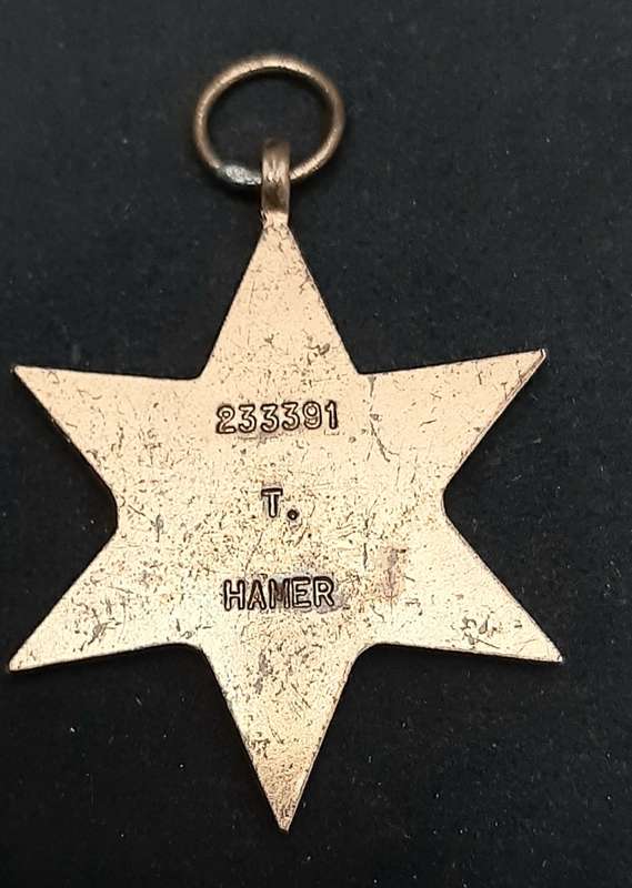 **WW2 UDF: Italy Star Campaign Medal  N/R .**