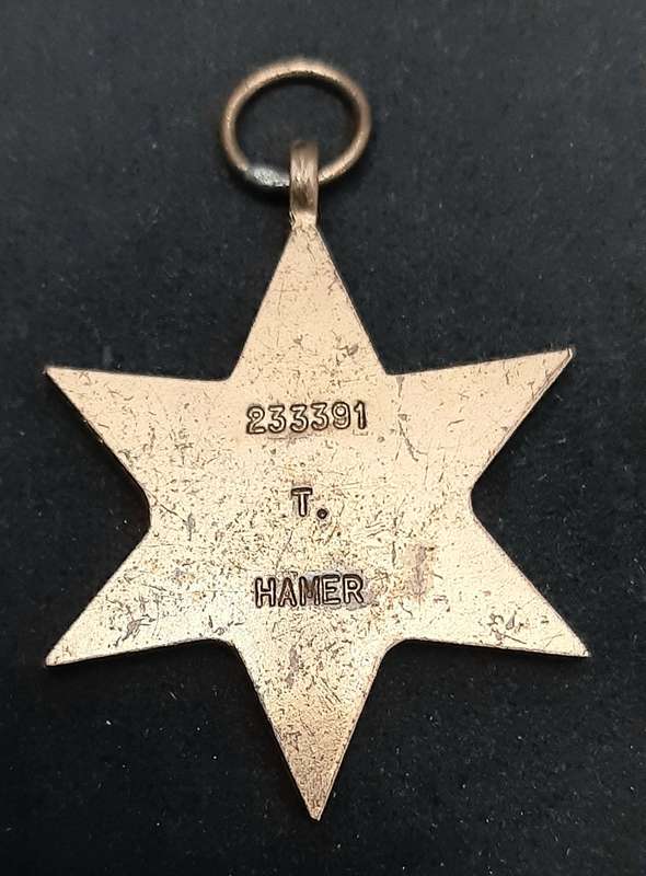 **WW2 UDF: Italy Star Campaign Medal  N/R .**