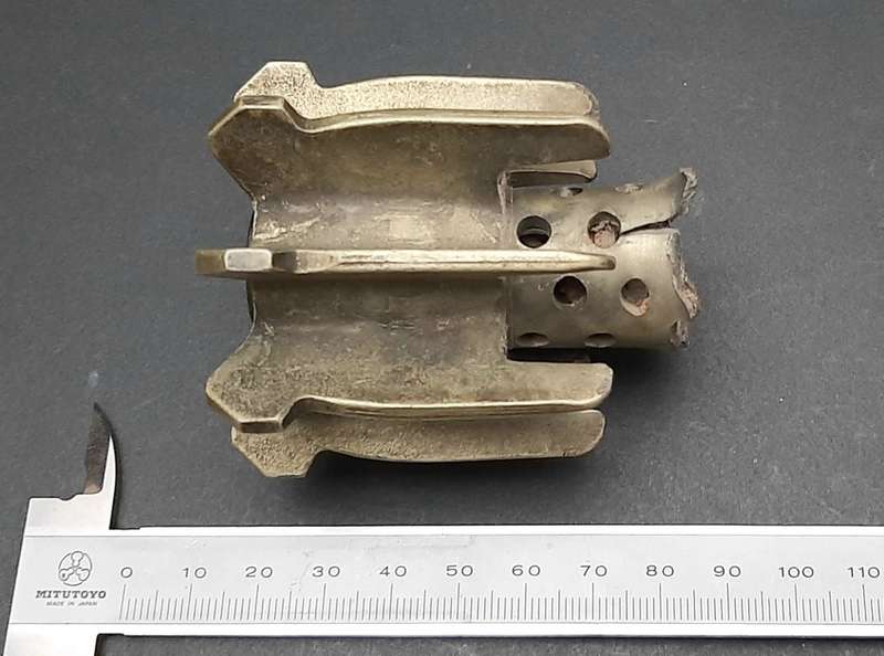 **Border War : 1980s SADF 60mm Illumination Mortar Tail-Fin (INERT).**