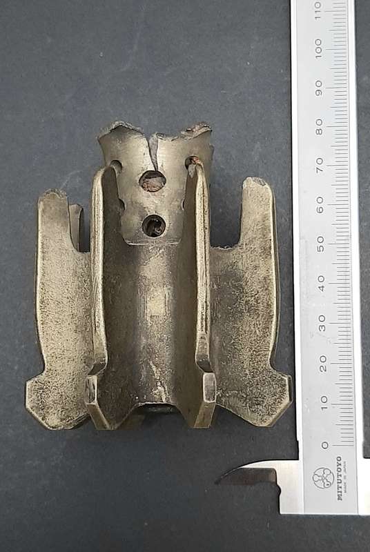 **Border War : 1980s SADF 60mm Illumination Mortar Tail-Fin (INERT).**