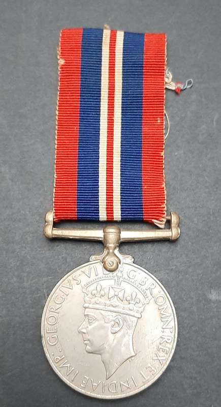 **WW2 UDF: British War Medal w/ Ribbon (SA Issue).**