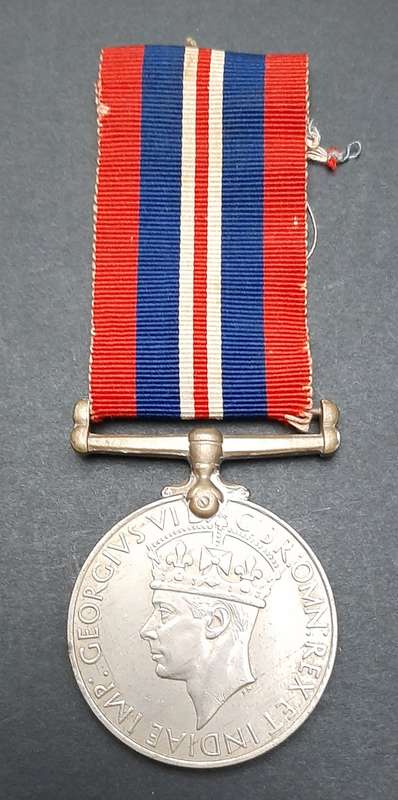 **WW2 UDF: British War Medal w/ Ribbon (SA Issue).**