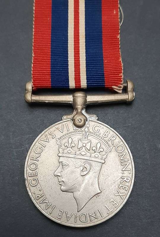 **WW2 UDF: British War Medal w/ Ribbon (SA Issue).**