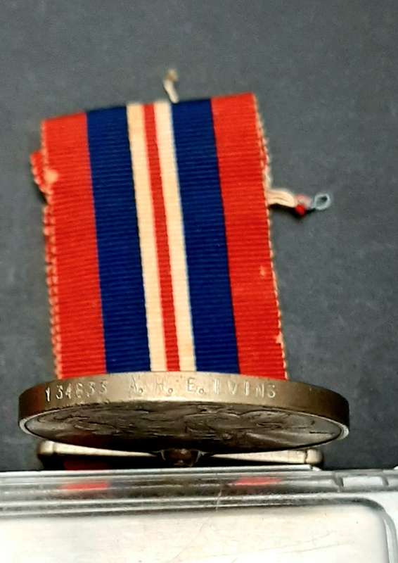 **WW2 UDF: British War Medal w/ Ribbon (SA Issue).**