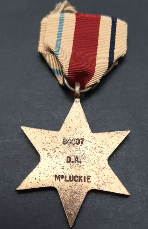 ** WW2 UDF : Africa Star Medal w/ Ribbon.**