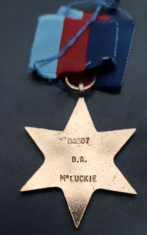 **WW2 UDF: 1939-45 Star Medal w/ Part Ribbon.**