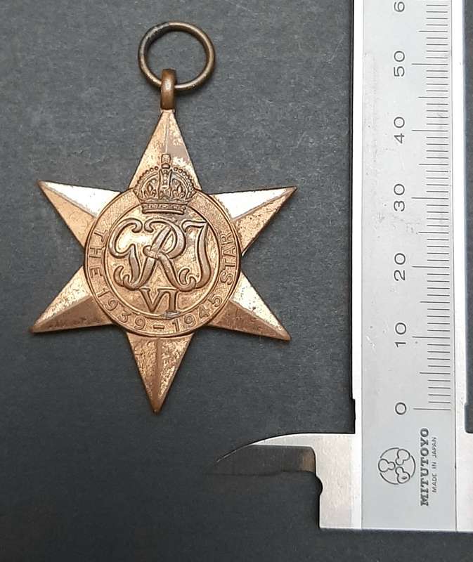 **WW2 UDF: 1939-45 Star Medal N/R (SA Issue).**