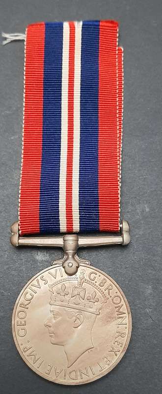 **WW2 UDF: British War Medal w/ Ribbon (SA Issue).**