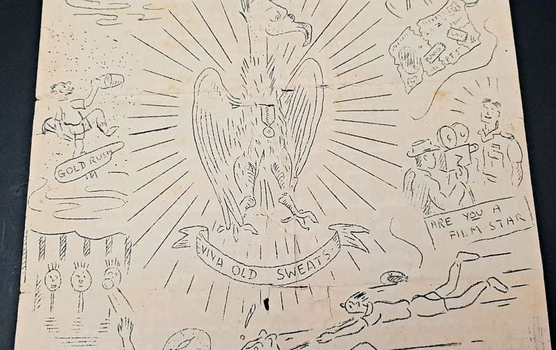 **RARE: WW2 South African `Huis Toe` Demob. Newsletter D/Sided (Sept. 1945).**