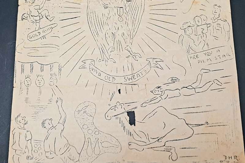 **RARE: WW2 South African `Huis Toe` Demob. Newsletter D/Sided (Sept. 1945).**
