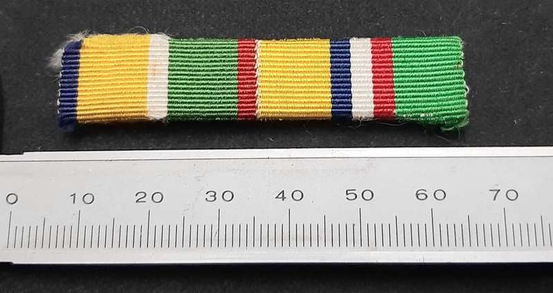 **Boer War: ZAR/ OFS Service Medal Ribbon Bar .**
