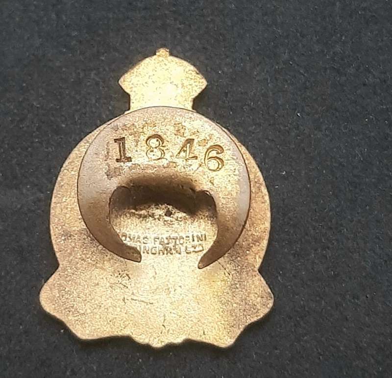 **WW1: South African- British Empire Service League Enamel Badge (Pin Intact).**