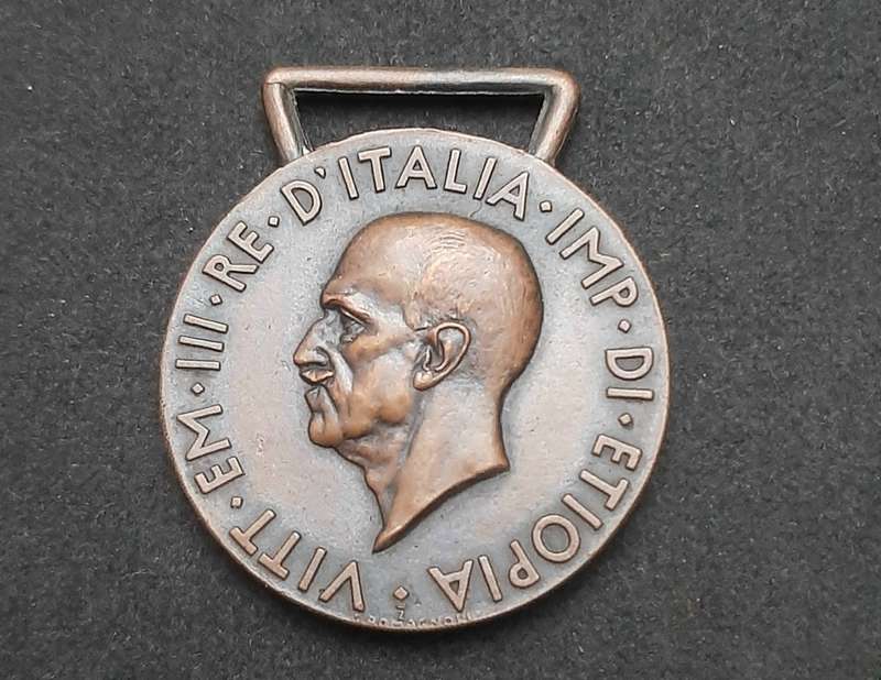 **WW2 : 1936 Italian 'Africa Orientale ' Ethiopian Campaign Medal N/R.**
