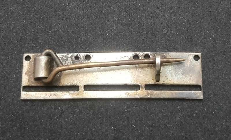 ** 20th Century: Miniature Medal Mounting Bar w/ Pin.**