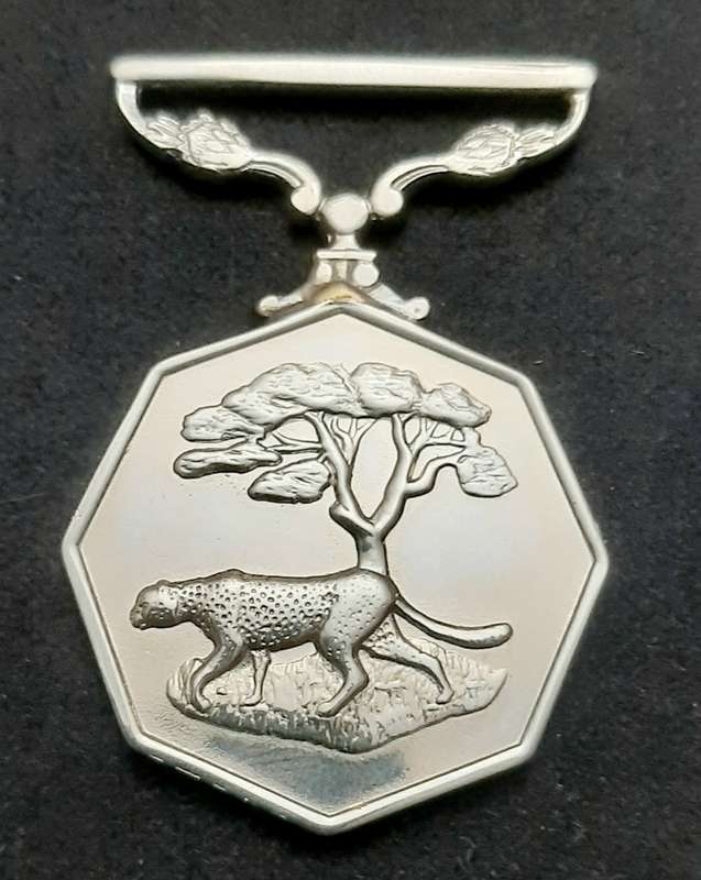**Border War : 1980s SADF Type I Southern Africa Medal (Rim Numbered).**