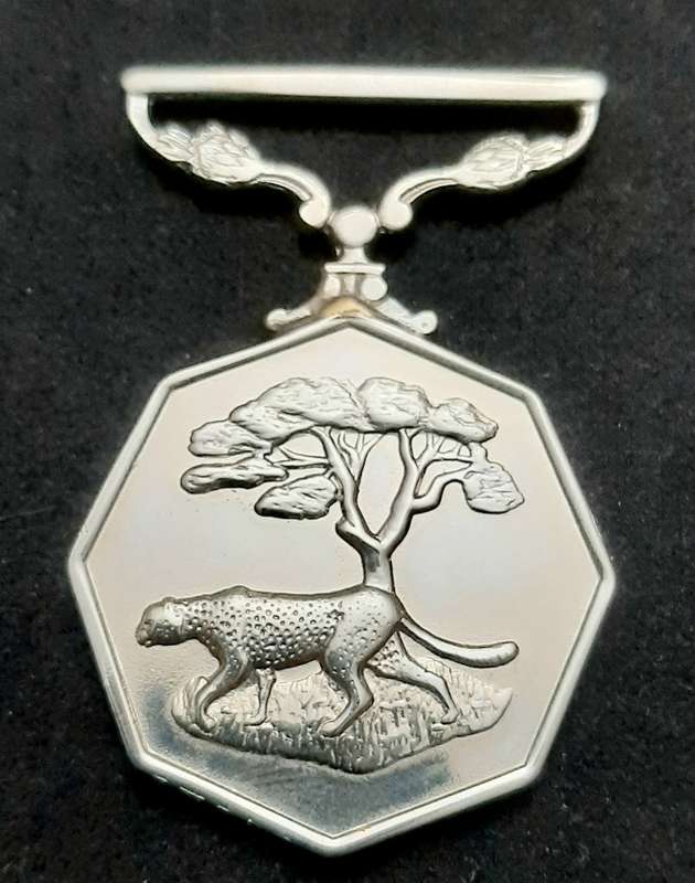 **Border War : 1980s SADF Type I Southern Africa Medal (Rim Numbered).**