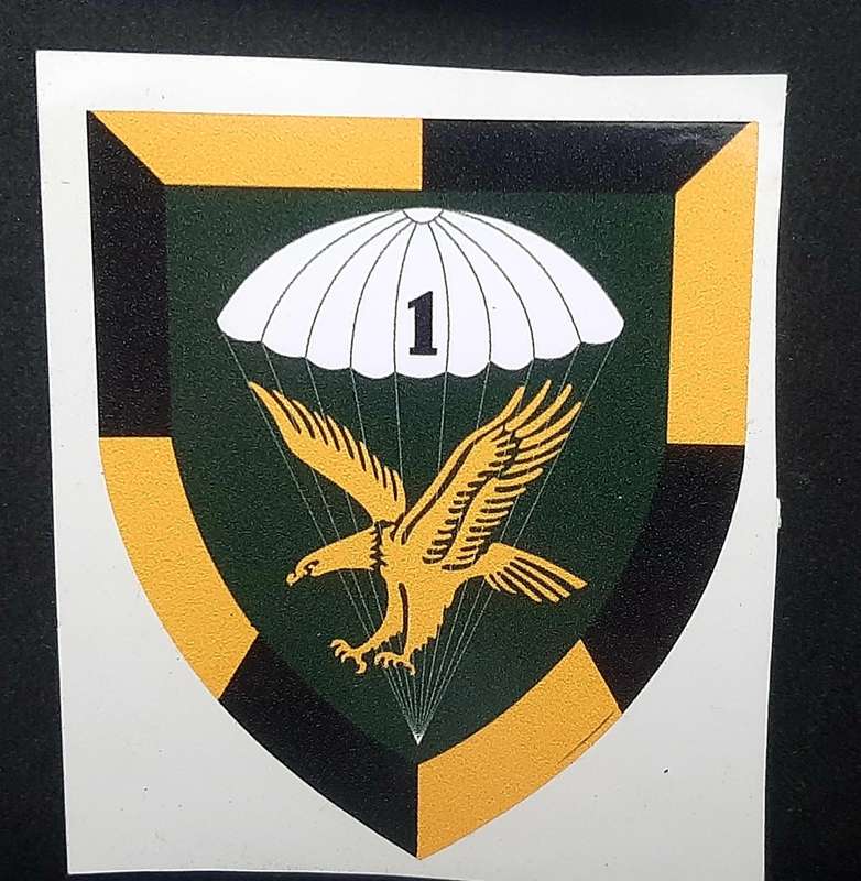 **Border War : SADF 1 Parachute Battalion Commemorative Decals (x3 )**.**