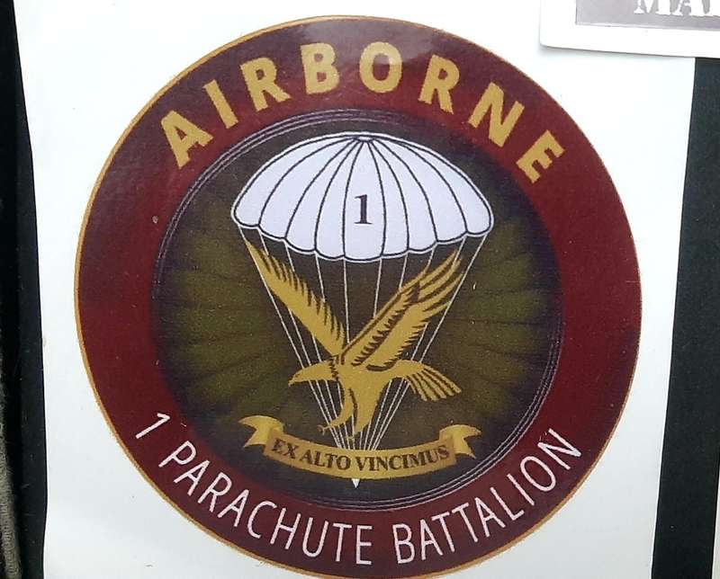 **Border War : SADF 1 Parachute Battalion Commemorative Decals (x3 )**.**