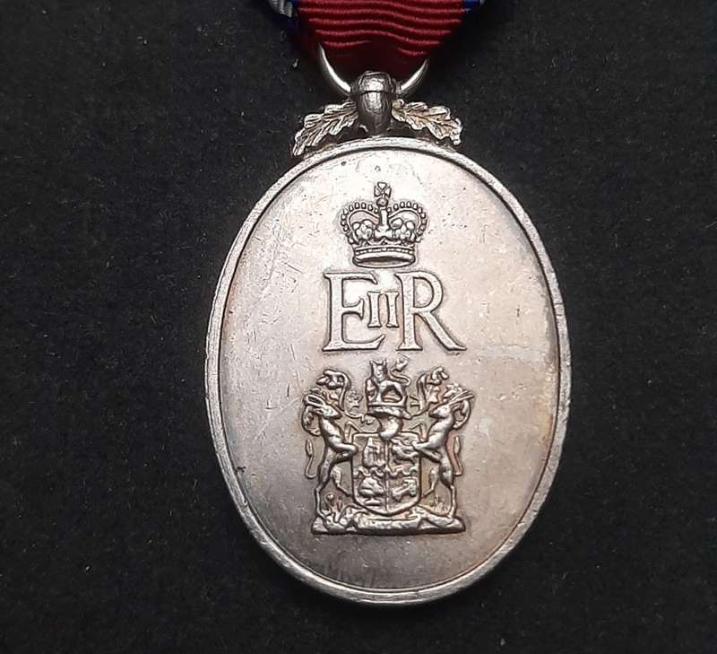 **Pre-1961 SADF : .925 Silver Miniature John Chard Decoration w/ Ribbon. **