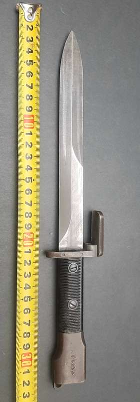 **Border War: 1960s FN FAL Type A Bayonet w/ Scabbard & Frog (Union Marked).**