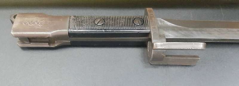 **Border War: 1960s FN FAL Type A Bayonet w/ Scabbard & Frog (Union Marked).**