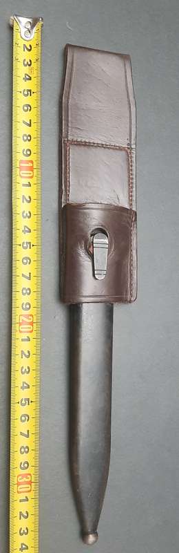 **Border War: 1960s FN FAL Type A Bayonet w/ Scabbard & Frog (Union Marked).**