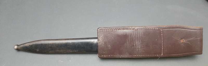 **Border War: 1960s FN FAL Type A Bayonet w/ Scabbard & Frog (Union Marked).**