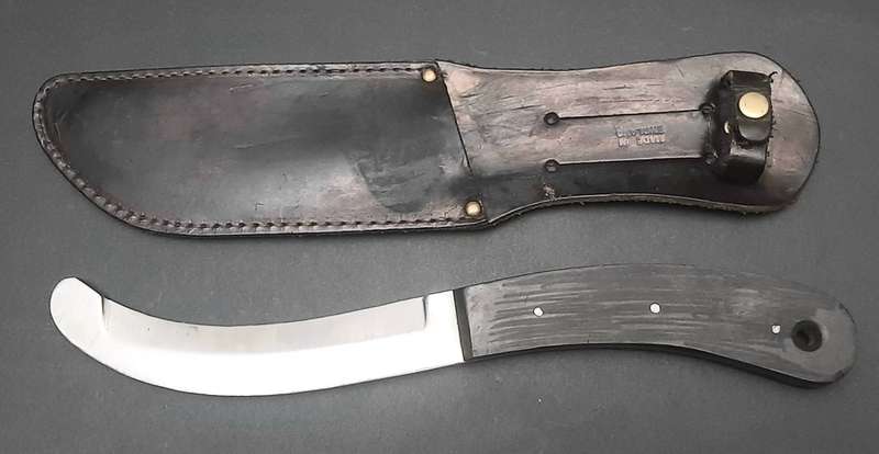 Rare 1960s British Army Parachute 'Hopkinson' Release Knife with Scabbard 25cm