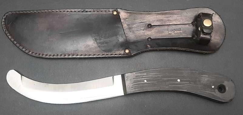 Rare 1960s British Army Parachute 'Hopkinson' Release Knife with Scabbard 25cm