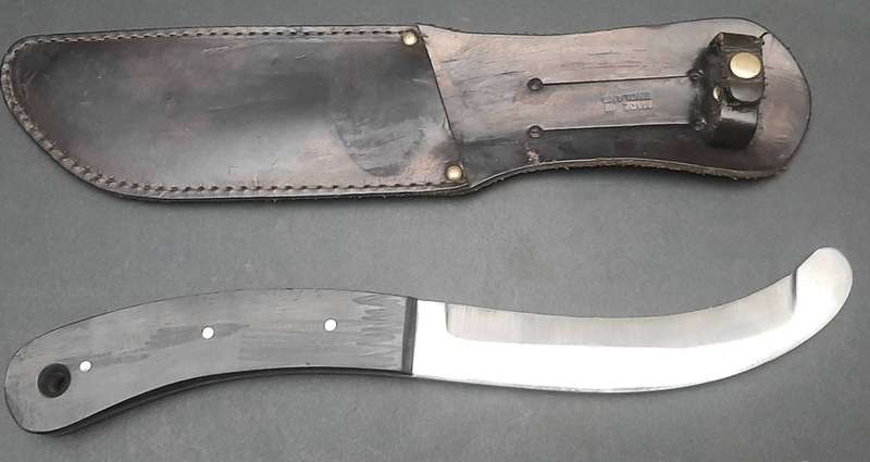 Rare 1960s British Army Parachute 'Hopkinson' Release Knife with Scabbard 25cm
