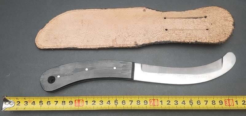Rare 1960s British Army Parachute 'Hopkinson' Release Knife with Scabbard 25cm