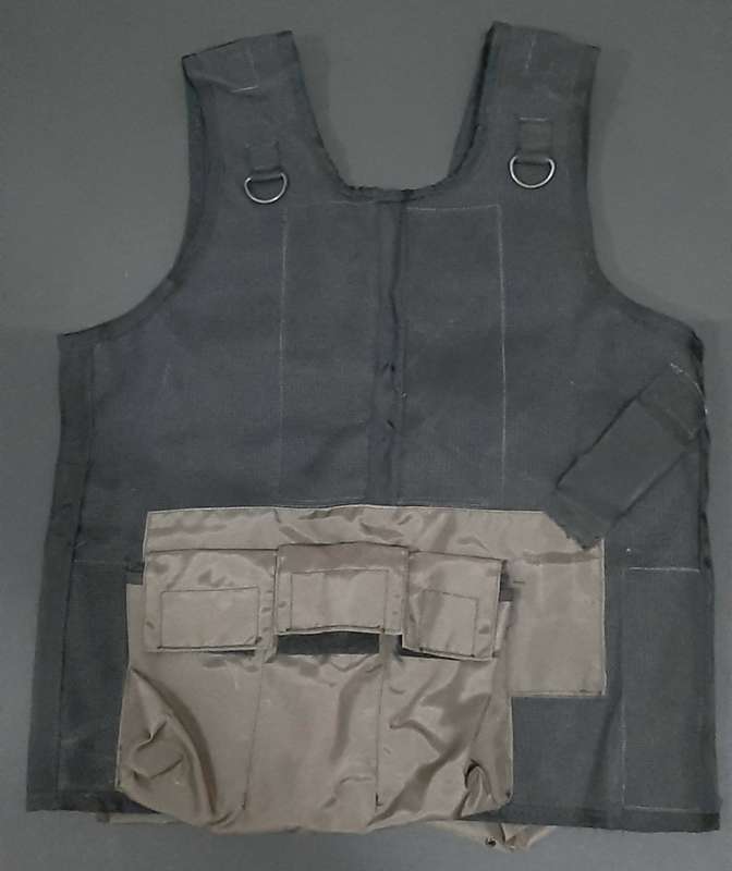 Border War 1980s S.A.P Private-Purchase Riot Unit Battle Vest Medium/Large