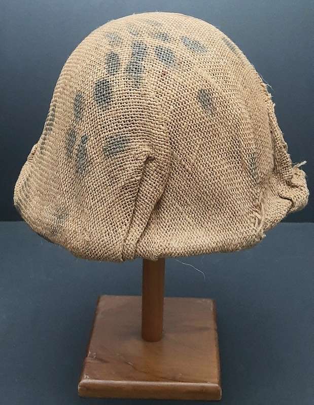 **Border War : 1960s SADF  Steel Helmet w/ Painted Camouflage Cover **