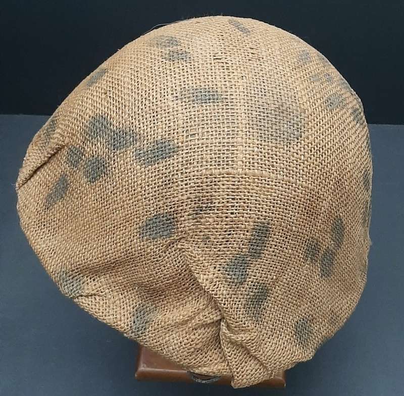 **Border War : 1960s SADF  Steel Helmet w/ Painted Camouflage Cover **