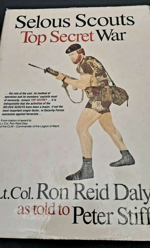 **Rhodesian Bush War: 1982 Selous Scouts 'Top Secret War' H/ Cover Book (2nd Ed.).**