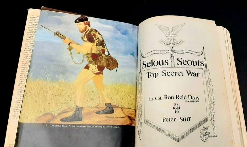 **Rhodesian Bush War: 1982 Selous Scouts 'Top Secret War' H/ Cover Book (2nd Ed.).**