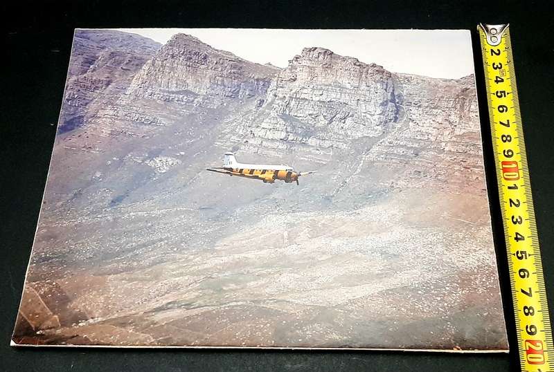 **RARE: SAAF 25 Squadron - C-47 Dakota Aircraft Photograph Mounted on Board (25cm x 20cm)**