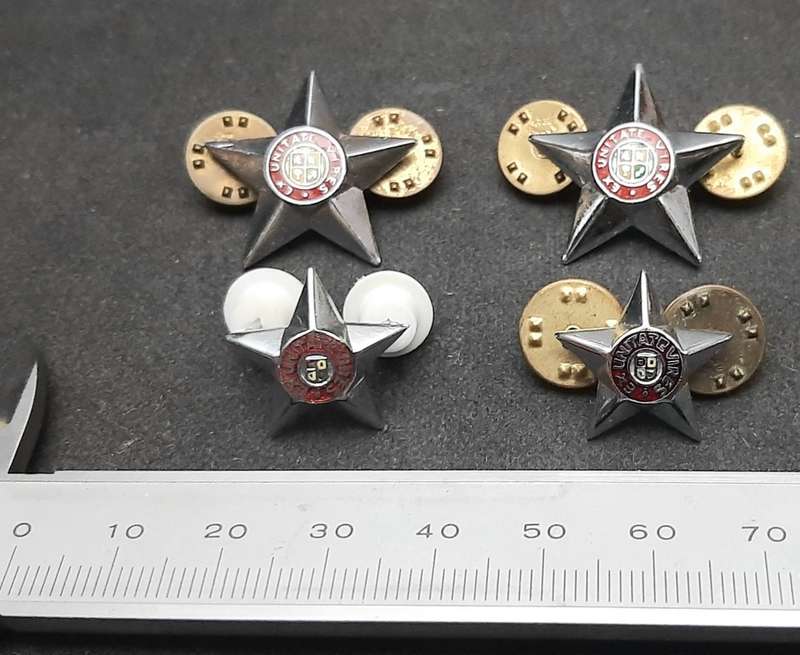 **Border War : 1980s SADF 2nd Lieutenant Step-Out & Mess Rank Insignia (4 Pcs).**