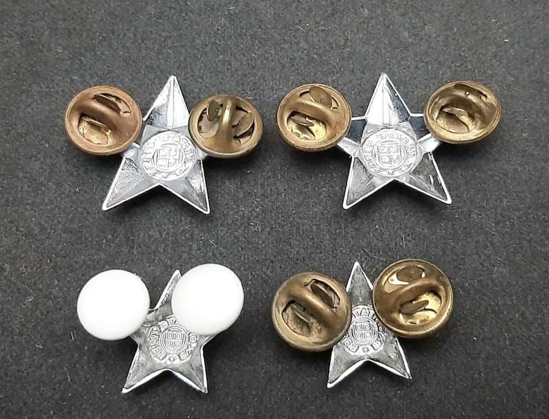 **Border War : 1980s SADF 2nd Lieutenant Step-Out & Mess Rank Insignia (4 Pcs).**