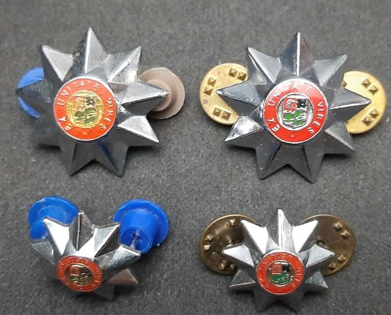 **1990s SANDF : Interim Major Stepout Rank & Mess Dress Insignia (4x Pcs).**
