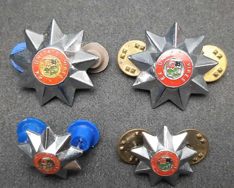 **1990s SANDF : Interim Major Stepout Rank & Mess Dress Insignia (4x Pcs).**