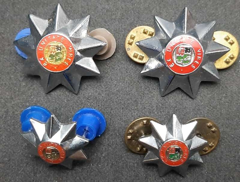**1990s SANDF : Interim Major Stepout Rank & Mess Dress Insignia (4x Pcs).**