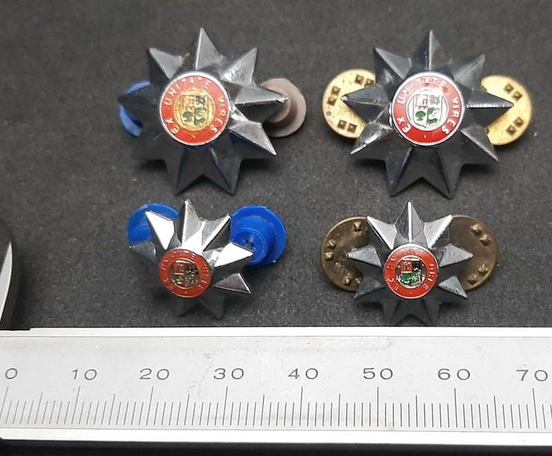 **1990s SANDF : Interim Major Stepout Rank & Mess Dress Insignia (4x Pcs).**