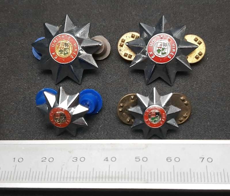 **1990s SANDF : Interim Major Stepout Rank & Mess Dress Insignia (4x Pcs).**