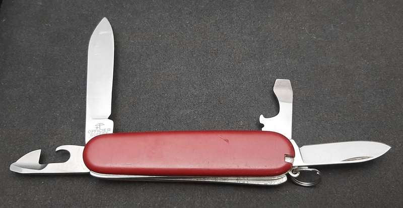 ** 1990s Victorinox Officer Suisse: Swiss Army Knife 4- Function. **