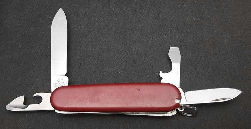 ** 1990s Victorinox Officer Suisse: Swiss Army Knife 4- Function. **