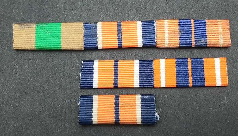 **Border War : 1980s SADF Service Medals Ribbon Bars x 3 **