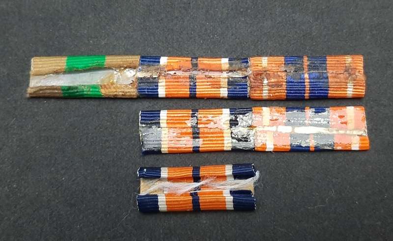 **Border War : 1980s SADF Service Medals Ribbon Bars x 3 **