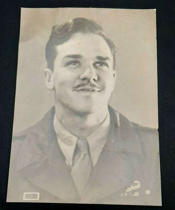 **WW2: U.S. Army Military Policeman B/W Photographic Portrait (21cm x 17cm)**